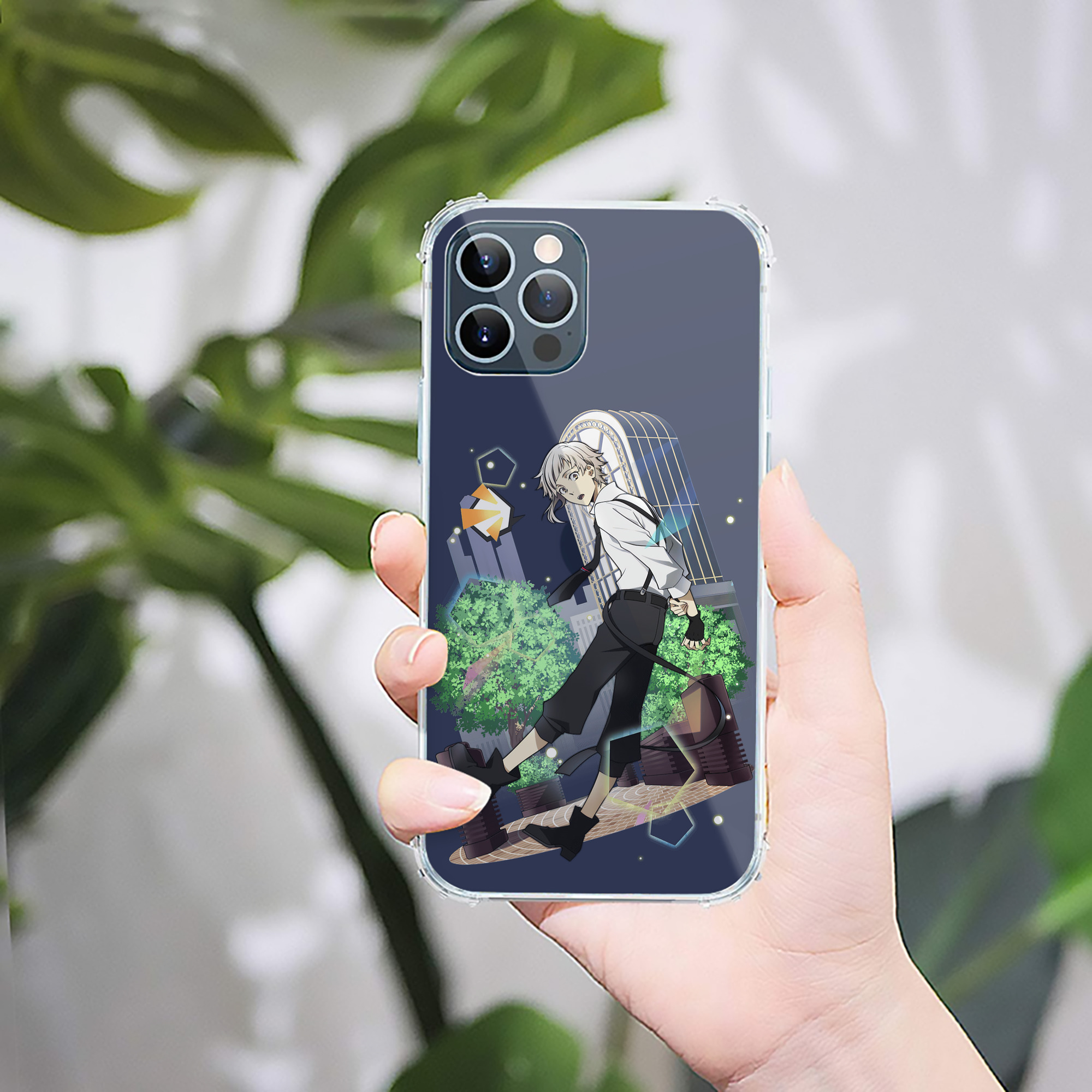 （画像用） 文豪ストレイドッグス Bungo Stray Dogs 【iPhone 12シリーズ対応】透明スマホケース（クリアソフトケース）
